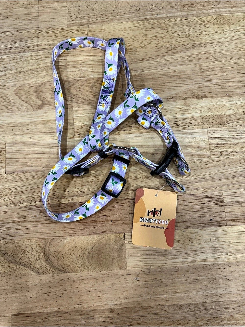 Max and Neo Everyday Reflective Dog Harness Floral Dog Harness Size Medium NWT